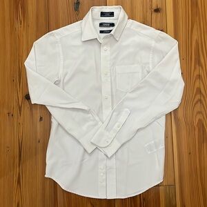 Izod performance white button up, size M (10-12)